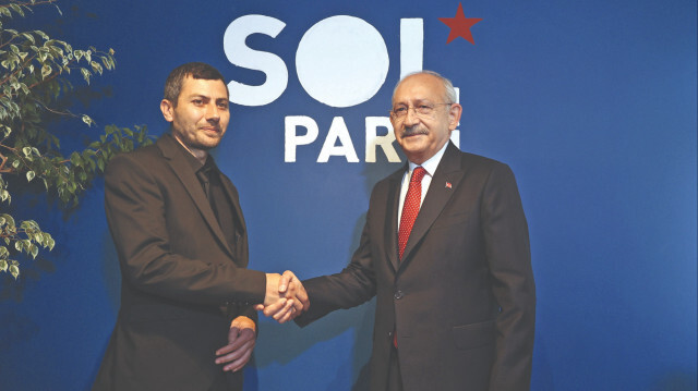 CHP Lideri Kemal Kılıçdaroğlu SOL Parti Başkanlar Kurulu üyesi Önder İşleyenle görüştü.