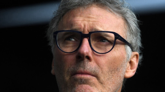 Laurent Blanc, sélectionneur de l'Olympique Lyonnais. Crédit photo : Jean-Francois MONIER / AFP