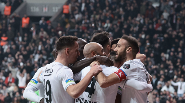 Beşiktaş'ın gol sevinci (Fotoğraf: Kadircan Dilli)