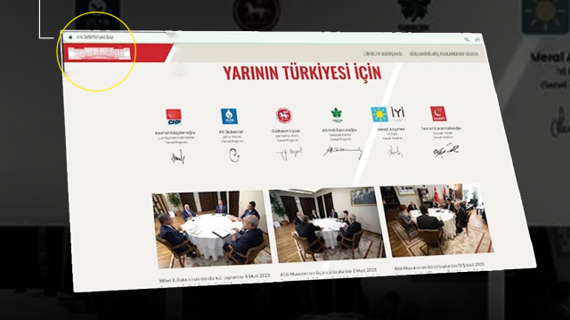 Altılı Masa’nın internet sitesi Millet İttifakı’na dönüştürüldü.