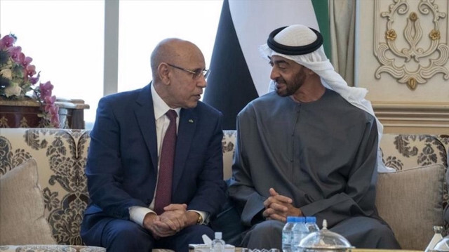 Le président mauritanien Mohamed Ould Sheikh el-Ghazouani et le président des Émirats arabes unis (EAU), Cheikh Mohammed bin Zayed Al-Nahyan. Crédit Photo: AA