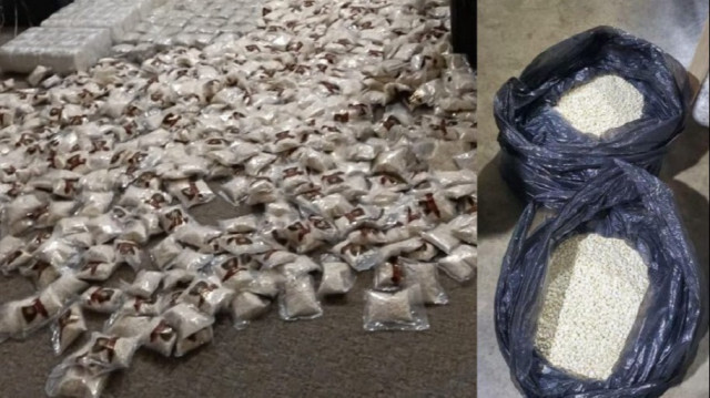 Importante saisie de drogues au Liban. Crédit photo: ministère de l'Intérieur libanais