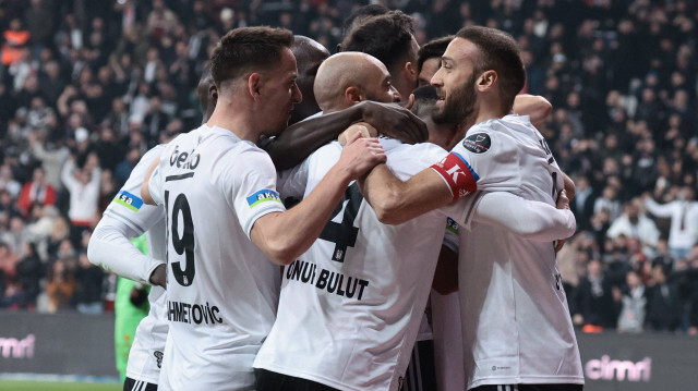 Beşiktaşlı futbolcuların Ankaragücü maçındaki gol sevinci