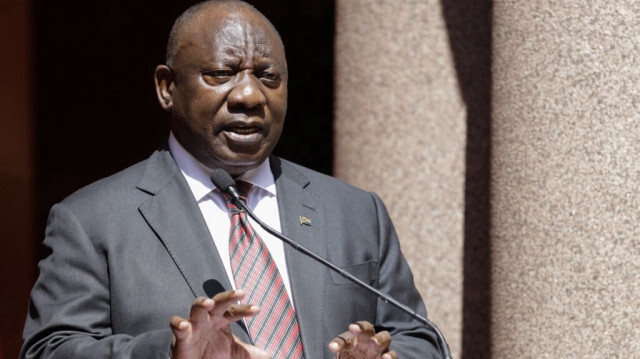 Le président sud-africain Cyril Ramaphosa.Crédit Photo: GUILLEM SARTORIO / AFP