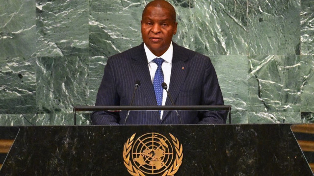 Le président de la République centrafricaine Faustin-Archange Touadera.
Crédit Photo: ANGELA WEISS / AFP