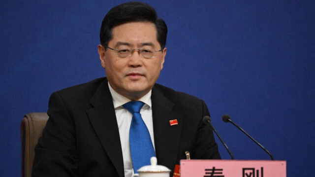 Le ministre chinois des Affaires étrangères Qin Gang. crédit photo: NOËL CELIS / AFP