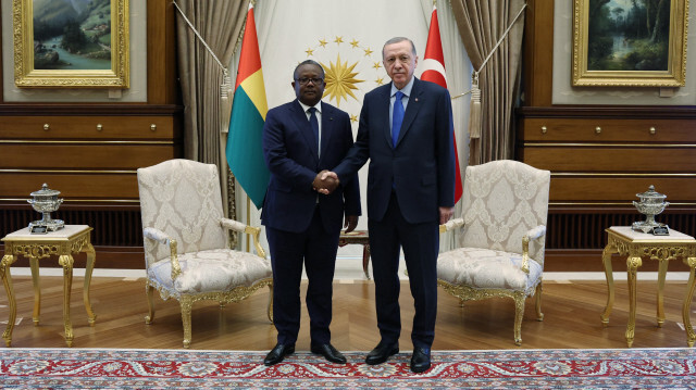Cumhurbaşkanı Erdoğan ve Gine Bissau Cumhurbaşkanı Cissoko Embalo