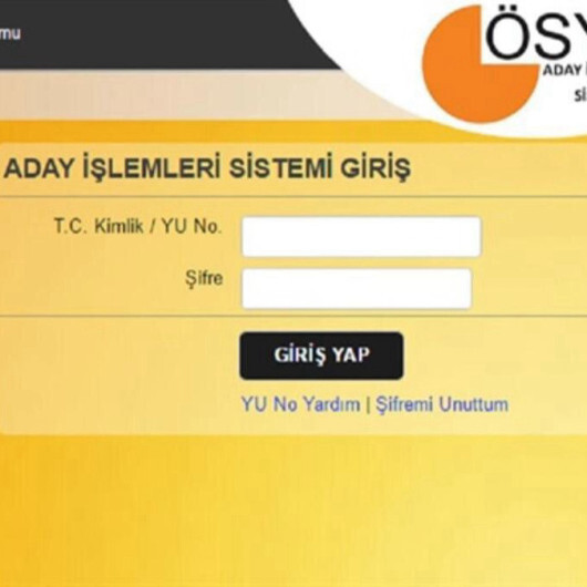ÖSYM AİS giriş: ÖSYM şifresi nasıl alınır?