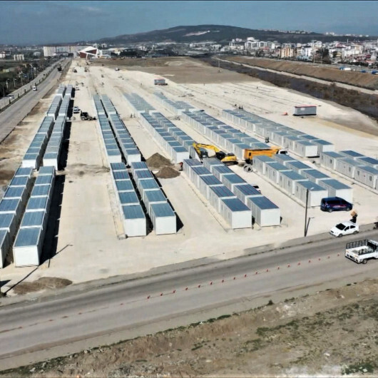 Osmaniye'de kurulması planlanan konteyner kentlerin 252'si tamamlandı