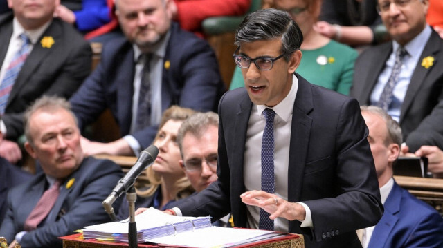 Le premier ministre britannique Rishi Sunak. Crédit Photo: JESSICA TAYLOR / UK PARLIAMENT / AFP
