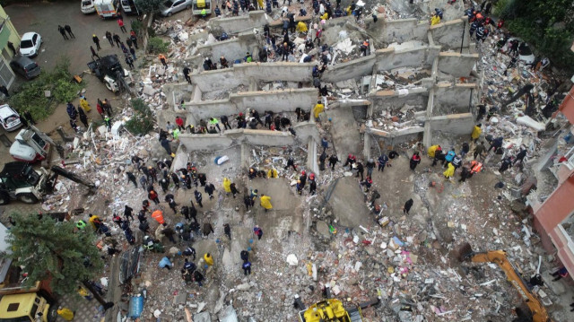 7.7'lik depremin ardından Kahramanmaraş.