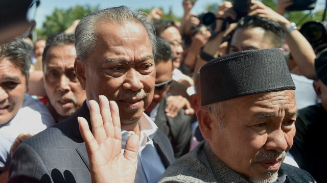 L'ancien Premier ministre de Malaisie et président de Perikatan Nasional Muhyiddin Yassin. Crédit photo: Arif Kartono/AFP
