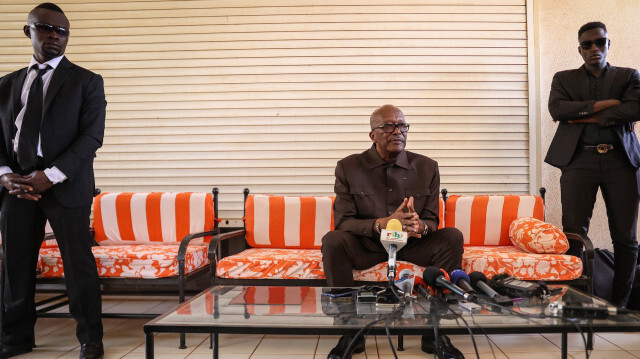 Le président déchu du Burkina Faso, Roch Marc Christian Kaboré. Crédit photo: OLYMPIA DE MAISMONT / AFP