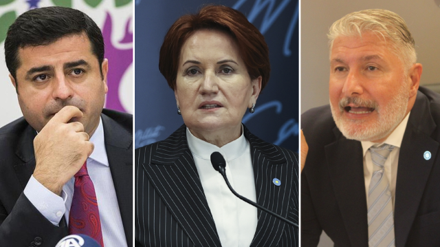 Selahattin Demirtaş - Meral Akşener - Bahadır Erdem.