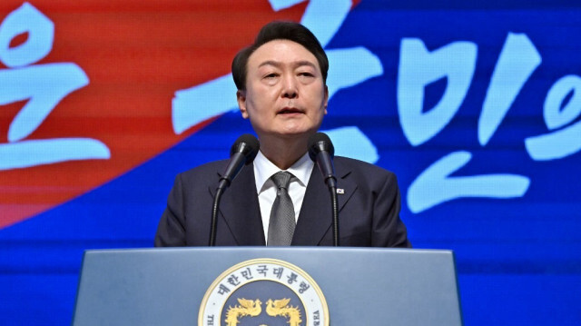 Le président sud-coréen Yoon Suk Yeol. Crédit photo: JUNG YEON-JE / PISCINE / AFP