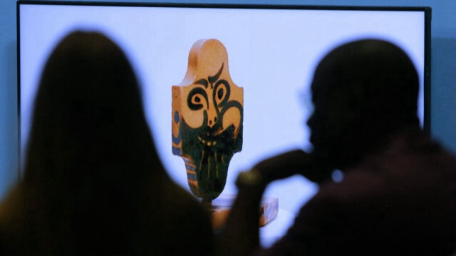 La "Tête d'homme barbu" de l'artiste espagnol Pablo Picasso. Crédit photo: Ronda Churchill/AFP