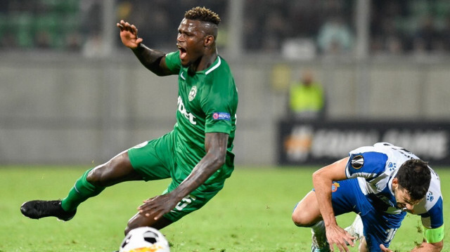 Stéphane Badji, footballeur international. Crédit Photo: NIKOLAY DOYCHINOV / AFP