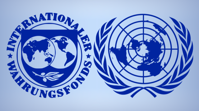 Logo du Fonds monétaire international (FMI) et de la Banque mondiale (BM) Crédit photo: freepik