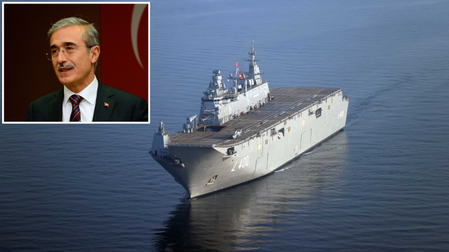 Savunma Sanayii Başkanı İsmail Demir - TCG Anadolu