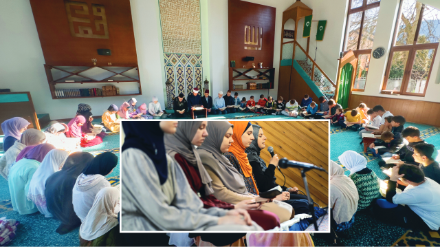 Saraybosna'daki Luzani Camisi'nde bu Ramazan okunan mukabelelere bir mukabele de çocuklar için eklendi.