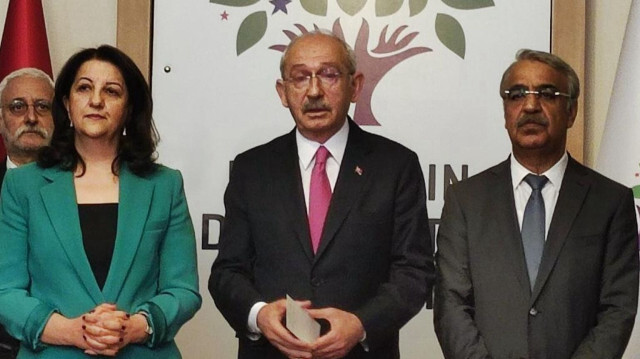 Kılıçdaroğlu, adaylığının ilanı sonrası ilk iş olarak HDP'yi ziyaret etmişti