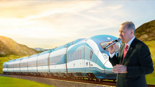 Cumhurbaşkanı Erdoğan, İstanbul-Ankara arası süper hızlı tren hattının kurulacağını söyledi. 
