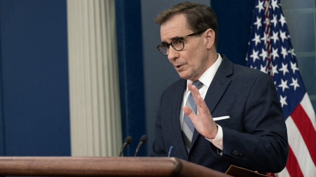 Le coordinateur des communications stratégiques au Conseil de sécurité nationale, John Kirby. Crédit photo: ANDREW CABALLERO-REYNOLDS / AFP