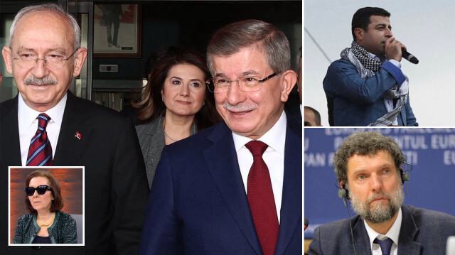 Ahmet Davutoğlu - Selahattin Demirtaş - Osman Kavala