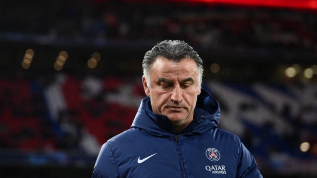 L'entraîneur français du Paris Saint-Germain, Christophe Galtier. Crédit Photo: FRANCK FIFE / AFP