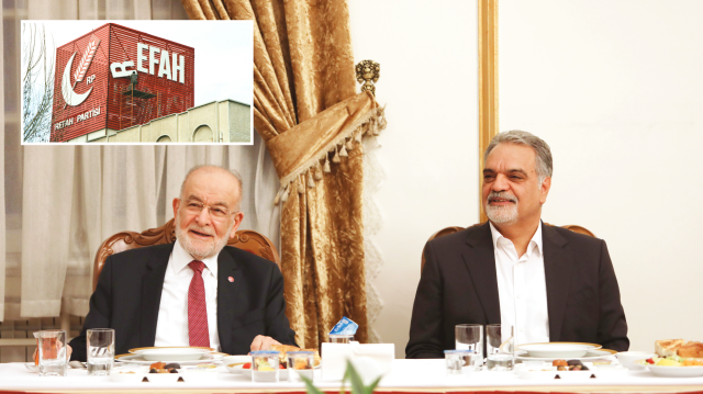 İran Ankara Büyükelçisi Mohammad Farazmand, Saadet Partisi Genel Başkanı Temel Karamollaoğlu'nu iftarda ağırladı.