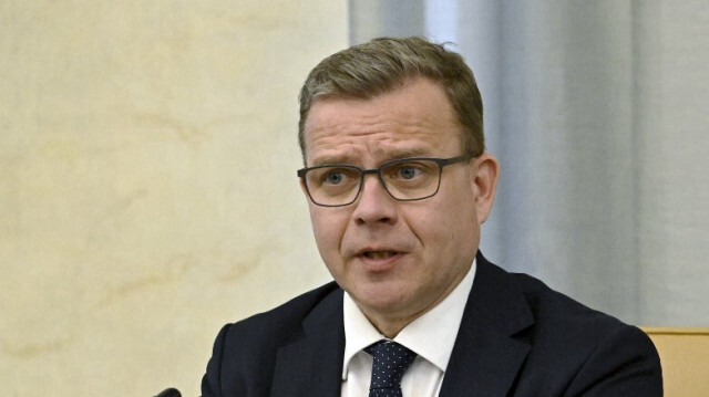 Le leader du centre-droit en Finlande, Petteri Orpo. Crédit Photo: Heikki Saukkomaa / Lehtikuva / AFP