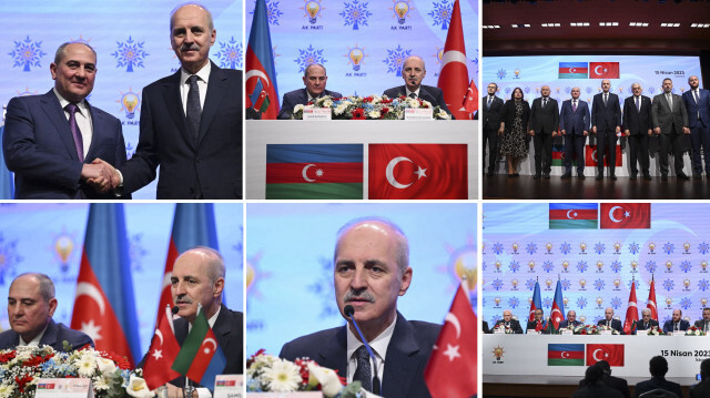 Yeni Azerbaycan Partisi Genel Başkanvekili Tahir Budagov ve beraberindeki heyet, AK Parti Genel Başkanvekili Numan Kurtulmuş'u ziyaret etti.