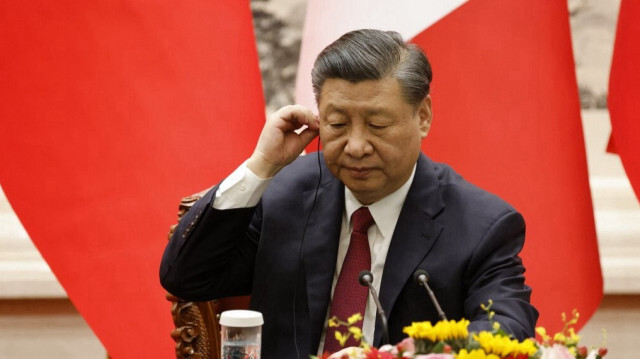 Le Président de la République populaire de Chine, Xi Jinping. Crédit photo: LUDOVIC MARIN / AFP