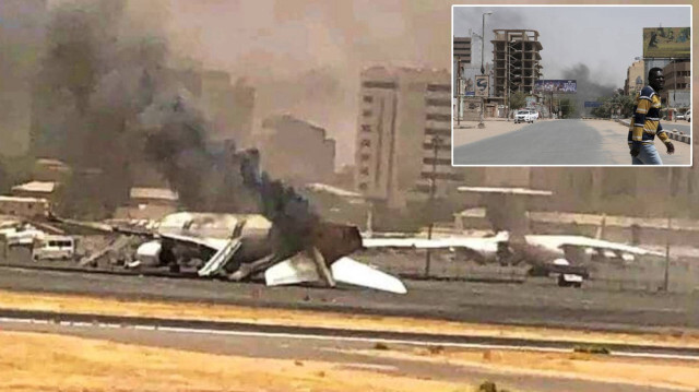 Sudan'da mili güçler havalimanındaki uçakları vurdu