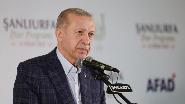 Cumhurbaşkanı Erdoğan, Şanlıurfa'da depremzedelerle iftar programında konuştu