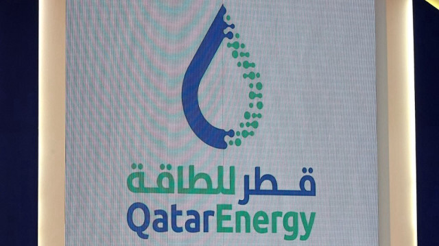 Le logo de Qatar Energy. Crédit photo: KARIM JAAFAR / AFP / ARCHIVE