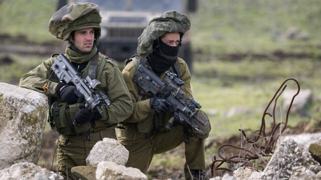 Des soldats israéliens de la compagnie Golani participent à un exercice d'entraînement militaire. Crédit photo: JACK GUEZ / AFP / ARCHIVE