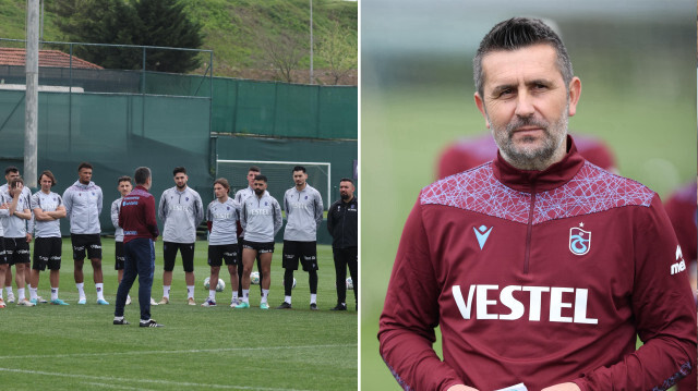 Trabzonspor'un yeni Hırvat teknik adamı takımla ilk kez çalıştı.