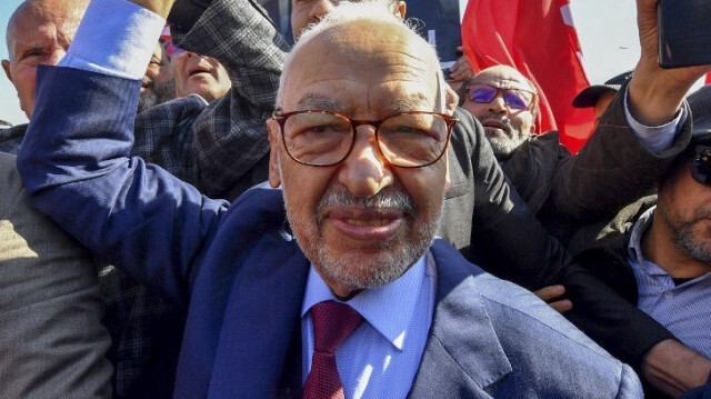 Le président du mouvement Ennahdha, Rached Ghannouchi. Crédit Photo: FETHI BELAID / AFP