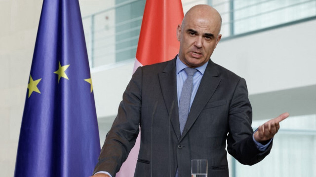 Le président suisse, Alain Berset. Crédit Photo: Odd ANDERSEN / AFP