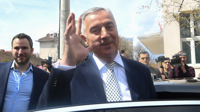 Le président du Monténégro et candidat en lice, Milo Djukanovic. Crédit photo: SAVO PRELEVIC / AFP