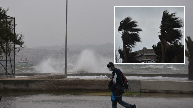 Meteorolojiden fırtına uyarısı yapıldı. 