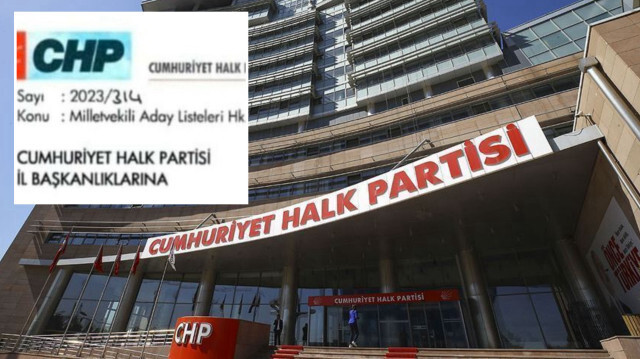 CHP'den teşkilatlara milletvekili adayı seçimine ilişkin talimat gönderildi. 
