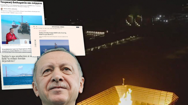 Dünya basını Erdoğan'ın vereceği doğalgaz  müjdesini manşetlerine taşıdı. 