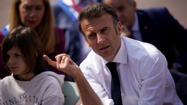 Emmanuel Macron, Président de la République française. Crédit Photo: Daniel Cole / POOL/AFP

