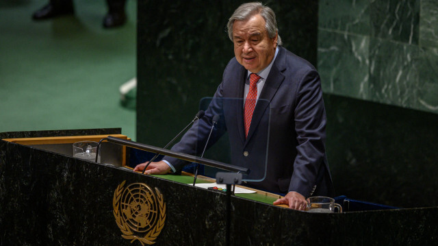 António Guterres, Secrétaire général des Nations unies. Crédit Photo: Ed JONES / AFP

