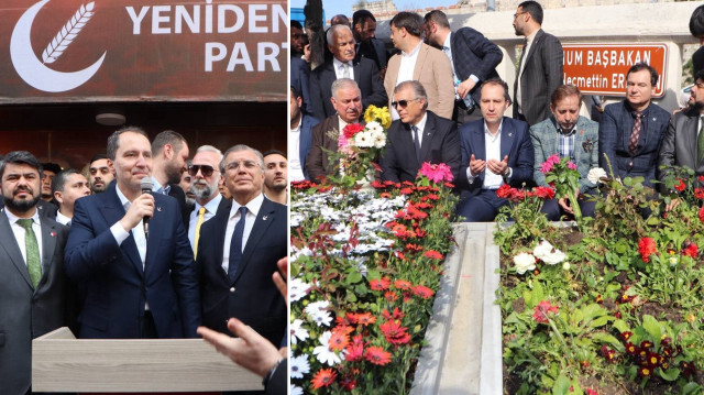 Fatih Erbakan, Ramazan Bayramı'nda İstanbul'da seçim çalışmalarını sürdürdü.