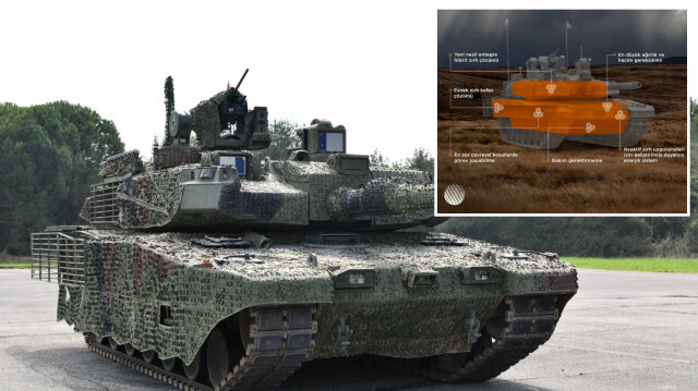 Yeni nesil Altay tankı.