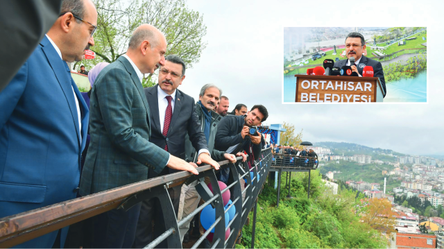 Boztepe Yürüyüş Platformu ve Seyir Terası projesi törenle açıldı.