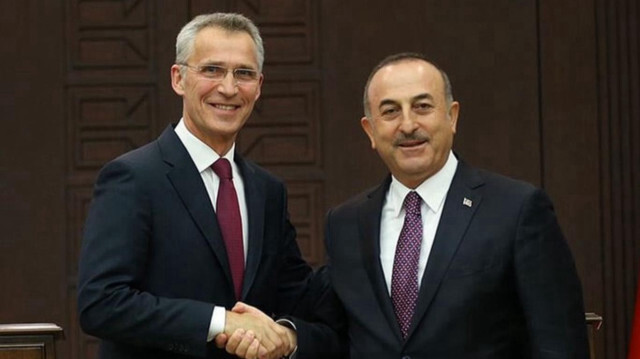 Bakan Çavuşoğlu NATO Genel Sekreteri Stoltenberg